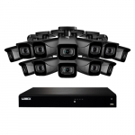 16-Channel Fusion NVR System with Twelve IP Cameras