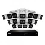 16-Channel Fusion NVR System with Sixteen Cameras