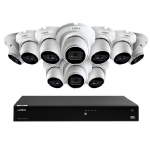 NVR System w/ 10 x White Dome Cameras_noscript