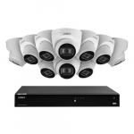 Fusion 4K 4TB NVR System with 10 IP Dome Cameras_noscript