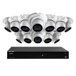 NVR System w/ 12 x White Dome Cameras_noscript
