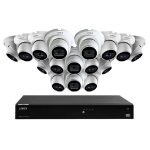 NVR System w/ 16 x White Dome Cameras_noscript