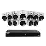 Fusion 4K 4 TB NVR System with 12 Dome Cameras_noscript