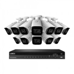 16-Channel NVR System with 12 White IP Cameras_noscript