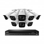 16-Channel NVR System with 8 White IP Cameras_noscript