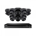 16-Channel NVR System, 8 Dome Camera, Black_noscript