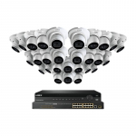 32-Channel NVR System with 28 White Dome Cameras_noscript