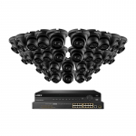 32-Channel NVR System with 32 Black Dome Cameras_noscript