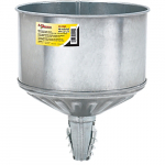 Galvanized Steel Tractor Funnel with Tabs_noscript