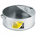 Galvanized Drain Pan, 6 Gallon Capacity_noscript