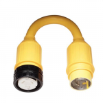 Pigtail Adapter, 50A 125/250V Locking Female Connector