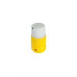 15A 125V CR Female Connector, Yellow