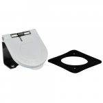Snap Back Cam Cover Surface Mount, White_noscript