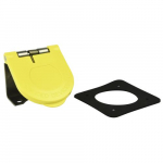 Snap Back Cam Cover Surface Mount, Yellow_noscript