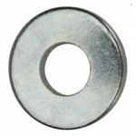 Aluminum Back-Up Washer, 1/2" RD, 1/4" Hole Size_noscript