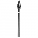 3/8" Solid Carbide Rotary Bur with Steel Shanks