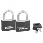 1-9/16" Wide Covered Solid Body Padlock; 2 pcs_noscript