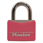 1-9/16" Wide Covered Solid Body Padlock, Pink_noscript