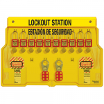 10-Lock Padlock Station, ZT Padlocks1483BP410ES