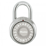 1-7/8" Padlock with Gray Colored Dial