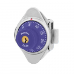 1631-Series Built-In Combination Lock with Metal Dial Purple