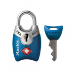 4689T 1" Wide Lock with Shrouded Shackle, Blue_noscript