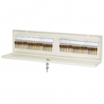 7-1/2" x 28-3/4" x 1-3/4" Key Cabinet, 48 Key Capacity7123D