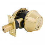 Bright Brass Recodable Double Cylinder Deadbolt