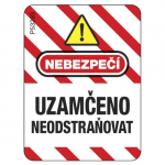 "Warning" Label for Cable Lockout Devices_noscript
