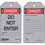 "Danger Do Not Enter" - Safety Tag