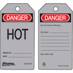 "Danger Hot" - Metal Detectable Safety Tag
