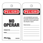 Do Not Operate Boxed Roll of Tags, Spanish