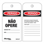 Do Not Operate Boxed Roll of Tags, Portuguese