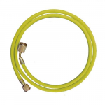 36" Yellow Nylon Barrier Hoses with Shut-Off Valve