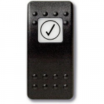 Control Button with Symbol "Check"