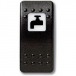 Control Button with Symbol "Water Flushing Tap"