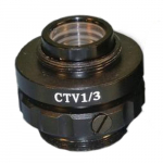 "C" Mount Adapter with 0.33X Lens