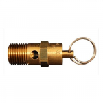 Non Coded Safety Relief Valve, 1/4" MNPT, 125 PSI