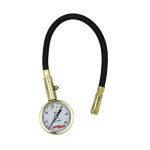 Dial Tire Pressure Gauge with Straight Air Chuck