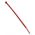 11" Red Nylon Cable Tie, Up to 50lbs.
