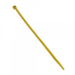 11" Yellow Nylon Cable Tie, Up to 50lbs._noscript
