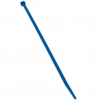 11" Blue Nylon Cable Tie, Up to 50lbs._noscript