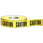 Barricade Tape, "Caution/Cuidado", Yellow, 3"x1000'_noscript