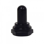 Black Rubber Cover and Nut for Toggle Switch_noscript