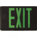 Green/Black Remote Capable LED Exit Sign_noscript