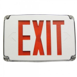 LED Exit Sign Battery Backup Red_noscript
