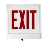 LED Chicago Code Exit Sign with Battery Backup_noscript