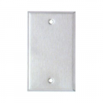 430 Stainless Steel Wallplate with Oversize & Gang Blank_noscript