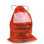BowTie Biohazard Bag, PE, 25x35 In_noscript