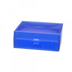 Storage Box, Hinged Lid, 100 x 1.5ml, Blue_noscript